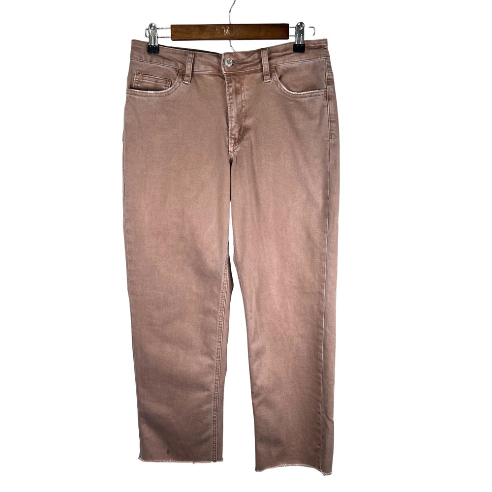 Buckle VERVET Women's Size 30‎ Pink Cotton Blend Straight Leg Cropped Jeans